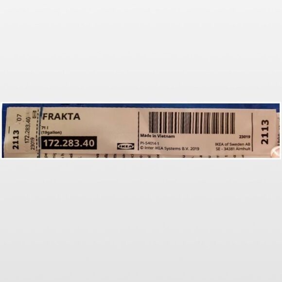 New IKEA Utility Oversized Tote Tarp Bags - Picture 14 of 15